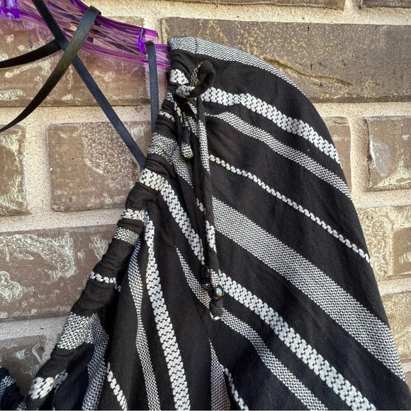 Lane Bryant Black White Stripes Off-The-Shoulders Blouse 18/20 - Picture 3 of 6